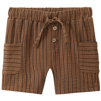 Baby Musselin-Shorts mit Streifen