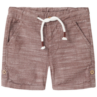 Baby Shorts mit Webstruktur
