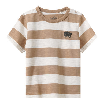 Baby T-Shirt mit Block-Streifen
