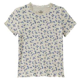 Baby T-Shirt mit Ajour-Muster