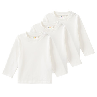 3 baby-shirts met lange mouwen