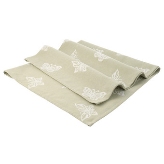Tischdecke mit Schmetterlings-Allover