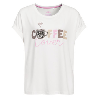 Damen T-Shirt mit überschnittenen Ärmeln