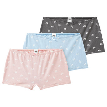 3 Mädchen Pantys mit Schleifen-Print
