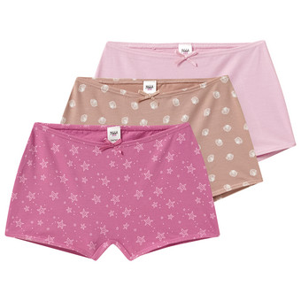 3 Mädchen Pantys mit Bio-Baumwolle