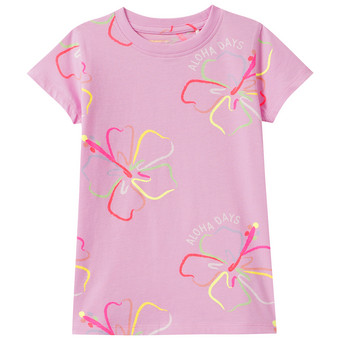Mädchen T-Shirt mit Neon-Prints