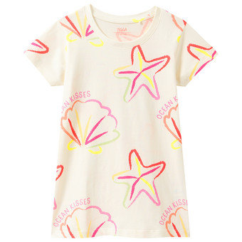 Mädchen T-Shirt mit Neon-Prints