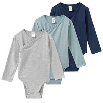 3 Baby Wickelbodys im Farb-Mix