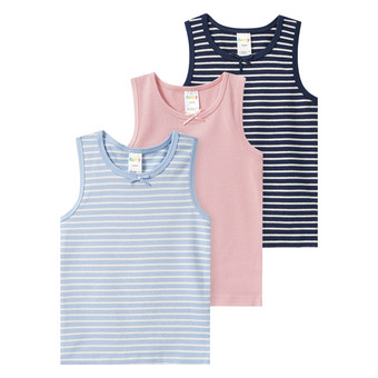 3 Baby Unterhemden mit Bio-Baumwolle