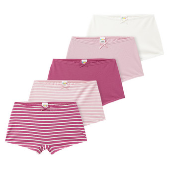 5 Mädchen Pantys aus Bio-Baumwolle