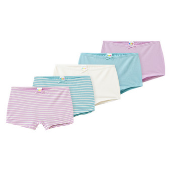 5 Mädchen Pantys aus Bio-Baumwolle