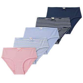 5 Mädchen Slips mit Bio-Baumwolle