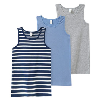 3 Jungen Unterhemden mit Bio-Baumwolle