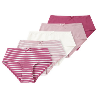 5 Mädchen Pantys aus Bio-Baumwolle