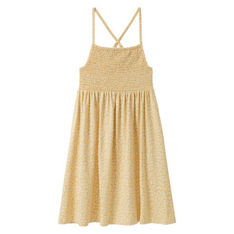 Mädchen Kleid mit Blümchen-Allover