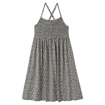 Mädchen Kleid mit Blümchen-Allover