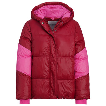 Dameswinterjas met glanzende look