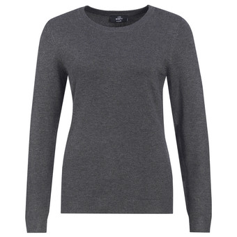 Damen Feinstrickpullover Rundhalsausschnitt