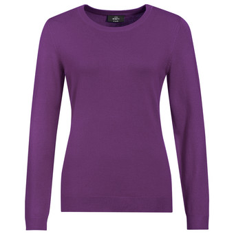 Damen Feinstrickpullover Rundhalsausschnitt