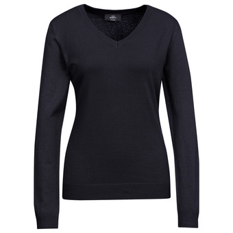 Damen Feinstrickpullover V-Ausschnitt
