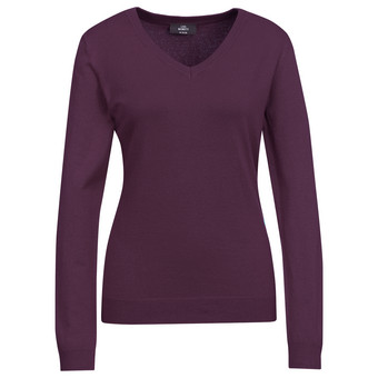 Damen Feinstrickpullover V-Ausschnitt
