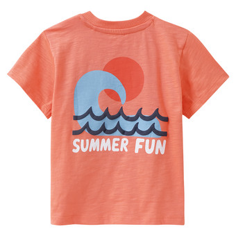 Baby T-Shirt mit Rücken-Print