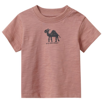 Newborn T-Shirt mit Kamel-Print