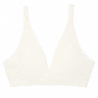 Damen Seamless-Bustier mit Rippstruktur