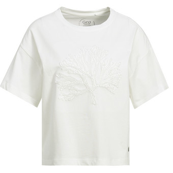Damen T-Shirt mit Applikationen