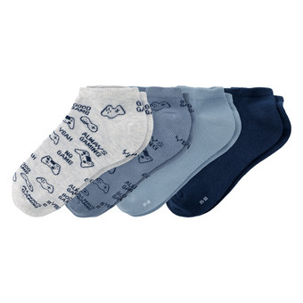 4 Paar Jungen Sneaker-Socken im Set