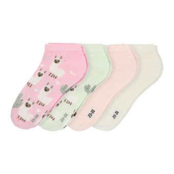 4 Paar Mädchen Sneaker-Socken im Set