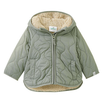 Baby Steppjacke mit Teddyfutter