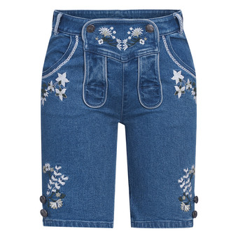 Damen Trachtenshorts mit Stickereien