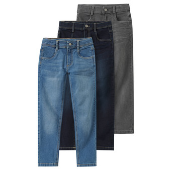 3 Jungen Relaxed-Jeans mit Stretch