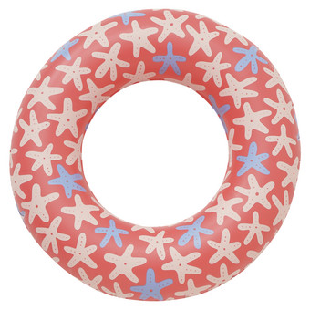 Schwimmring mit Seestern-Allover