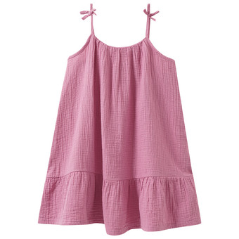 Mädchen Musselin-Kleid mit Spaghettiträgern