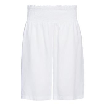Damen Bermuda-Shorts aus Viskose-Leinen-Mix
