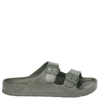 Damen Badesandalen unifarben
