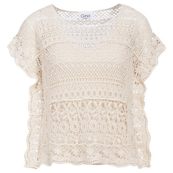 Damen Spitzenbluse mit Top
