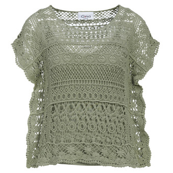 Damen Spitzenbluse mit Top
