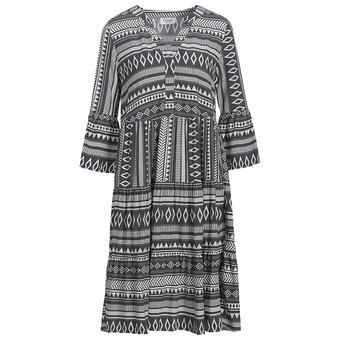 Damen Tunika-Kleid mit Allover-Muster
