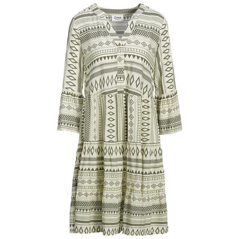 Damen Tunika-Kleid mit Allover-Muster