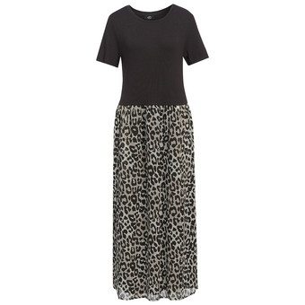 Damen Kleid mit Leo-Muster