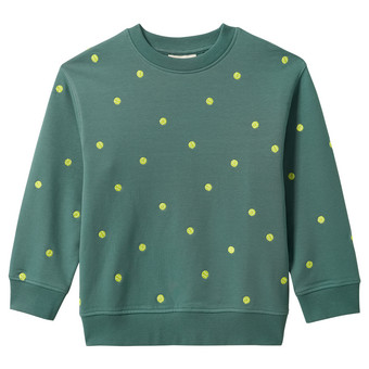 Jungen Sweatshirt mit Tennis-Stickerei