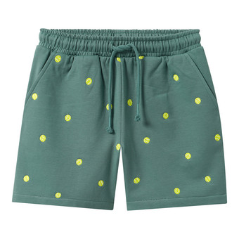 Jungen Joggingshorts mit Tennis-Stickerei