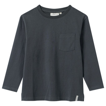 Jungen Langarmshirt in Unifarben
