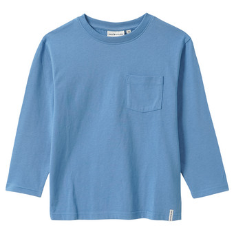 Jungen Langarmshirt in Unifarben