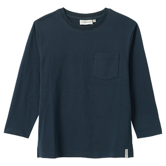 Jungen Langarmshirt in Unifarben