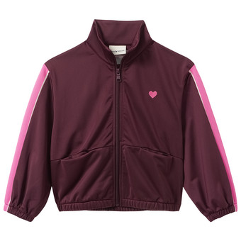 Mädchen Sportjacke im Retro-Look