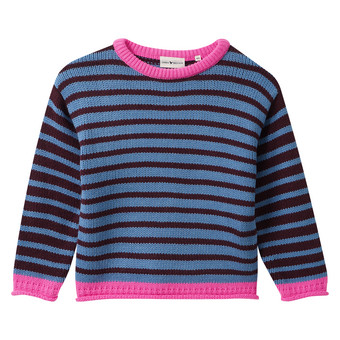 Mädchen Pullover mit Streifen